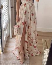 Charlice | Vestido longo floral