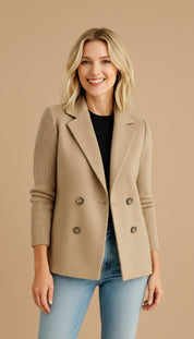 Leonor de Alfama — Blazer Estruturado em Malha