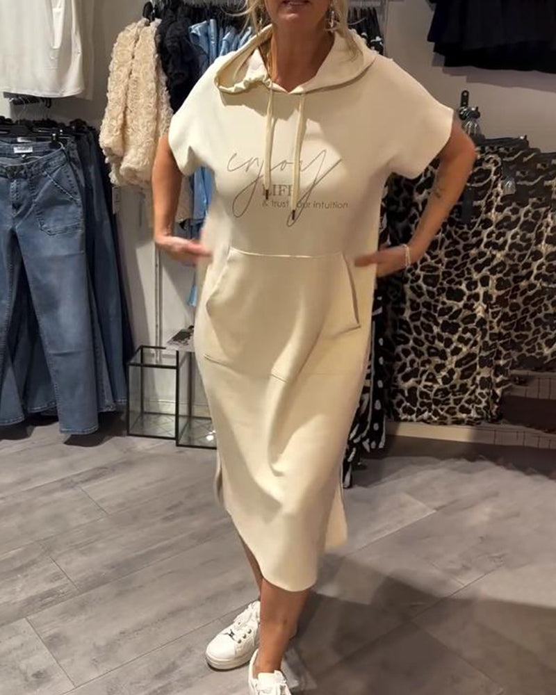 Saskia™ | Vestido casual com capuz