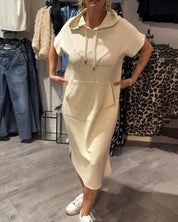 Saskia™ | Vestido casual com capuz