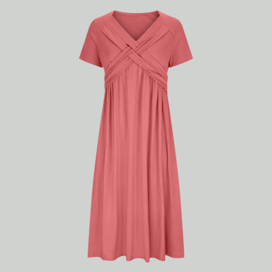 Rosella™ - Vestido elegante e lisonjeiro
