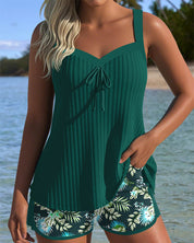Paula - Conjunto de praia às riscas