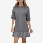 Gaëlle™ Vestido suéter de malha