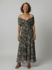 Daniela - Vestido Midi de Estilo Espanhol