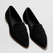 Andresa | Mocassins de Camurça Macia em Castanho e Cinzento, do 35 ao 44