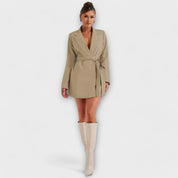 Zélia - Vestido Blazer com Decote em V