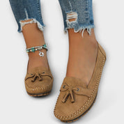Teresa | Mocassins de Pele em Azul e Cinzento, do 36 ao 42