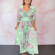 Marga™ | Vestido de verão elegante com decote em V