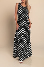 Hannah™ | Vestido longo de bolinhas da Lina