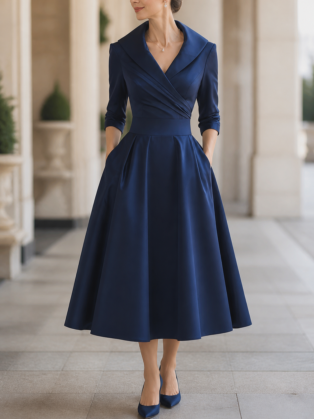 Élodie - Vestido midi de Mulher