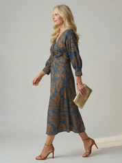 Valentina - Vestido Midi Cruzado