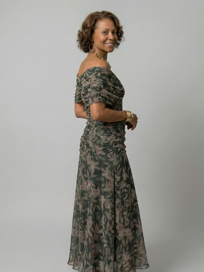 Daniela - Vestido Midi de Estilo Espanhol