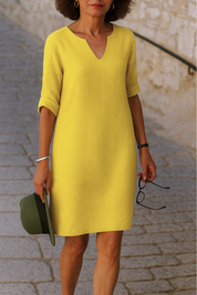 Ria™ | Vestido elegante com decote em V