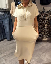 Saskia™ | Vestido casual com capuz