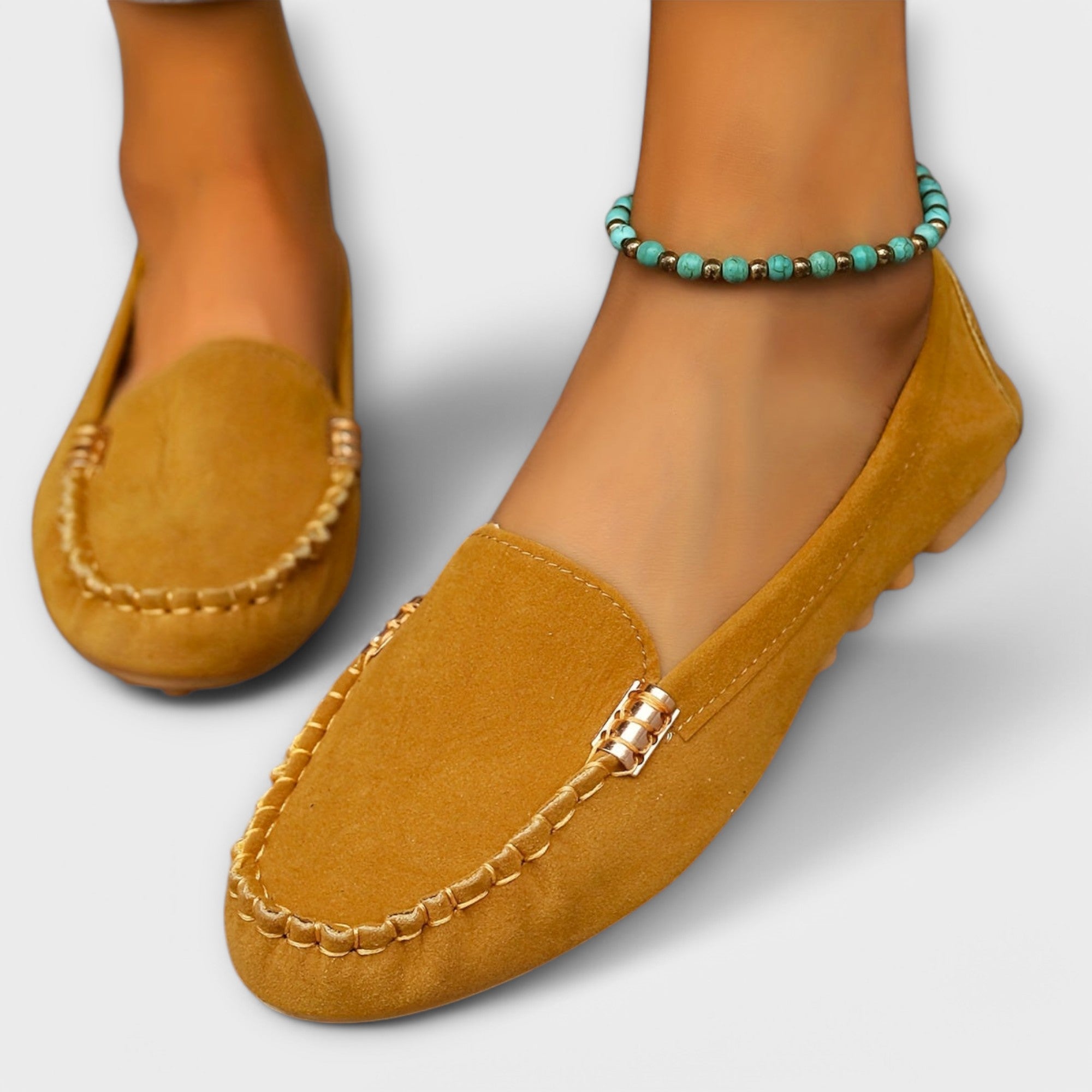 Bianca | Mocassim Slip-On em Turquesa e Rosa, do 36 ao 42