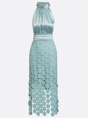 Lau - Vestido midi Céline elegante para cerimónia para Mulher