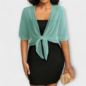 Olivia - Blusa com a frente aberta