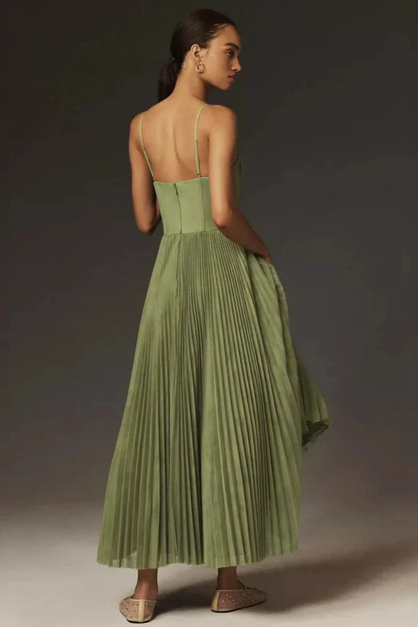 ISABELLA | VESTIDO MIDI PLISSADO ELEGANTE