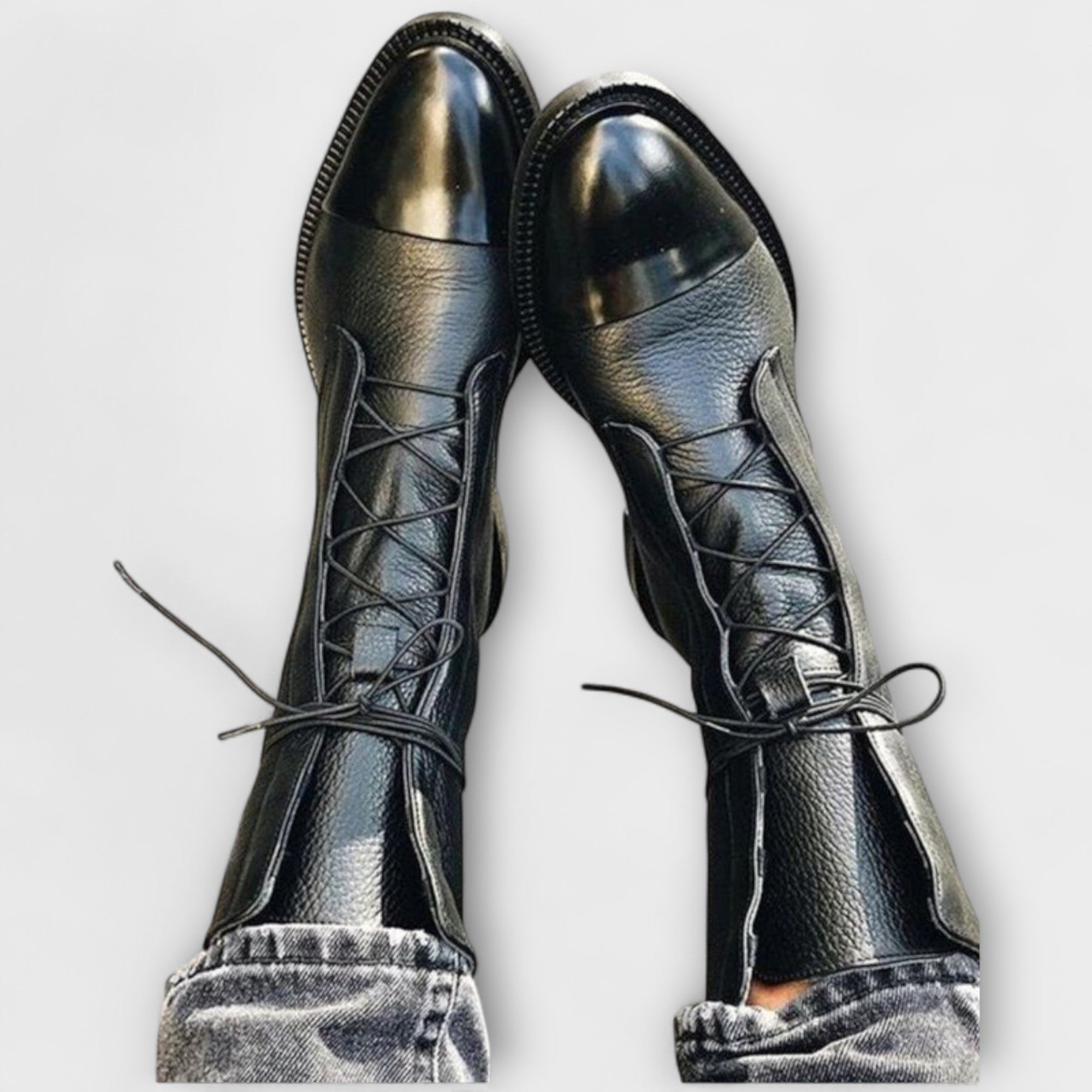 Carina | Botas de Cano Alto em Preto e Castanho, do 35 ao 43