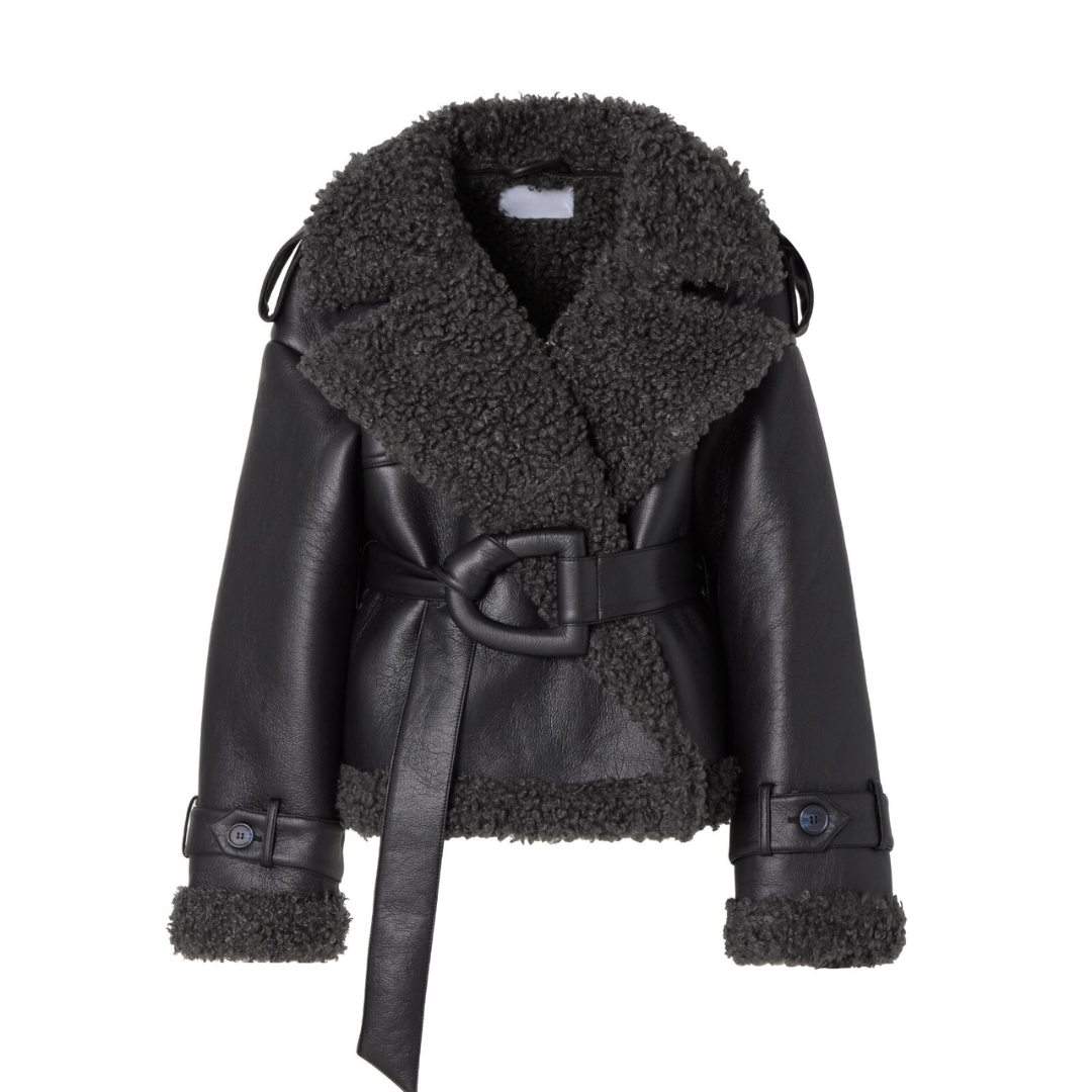 Elvira | Casaco de Shearling com Cinto