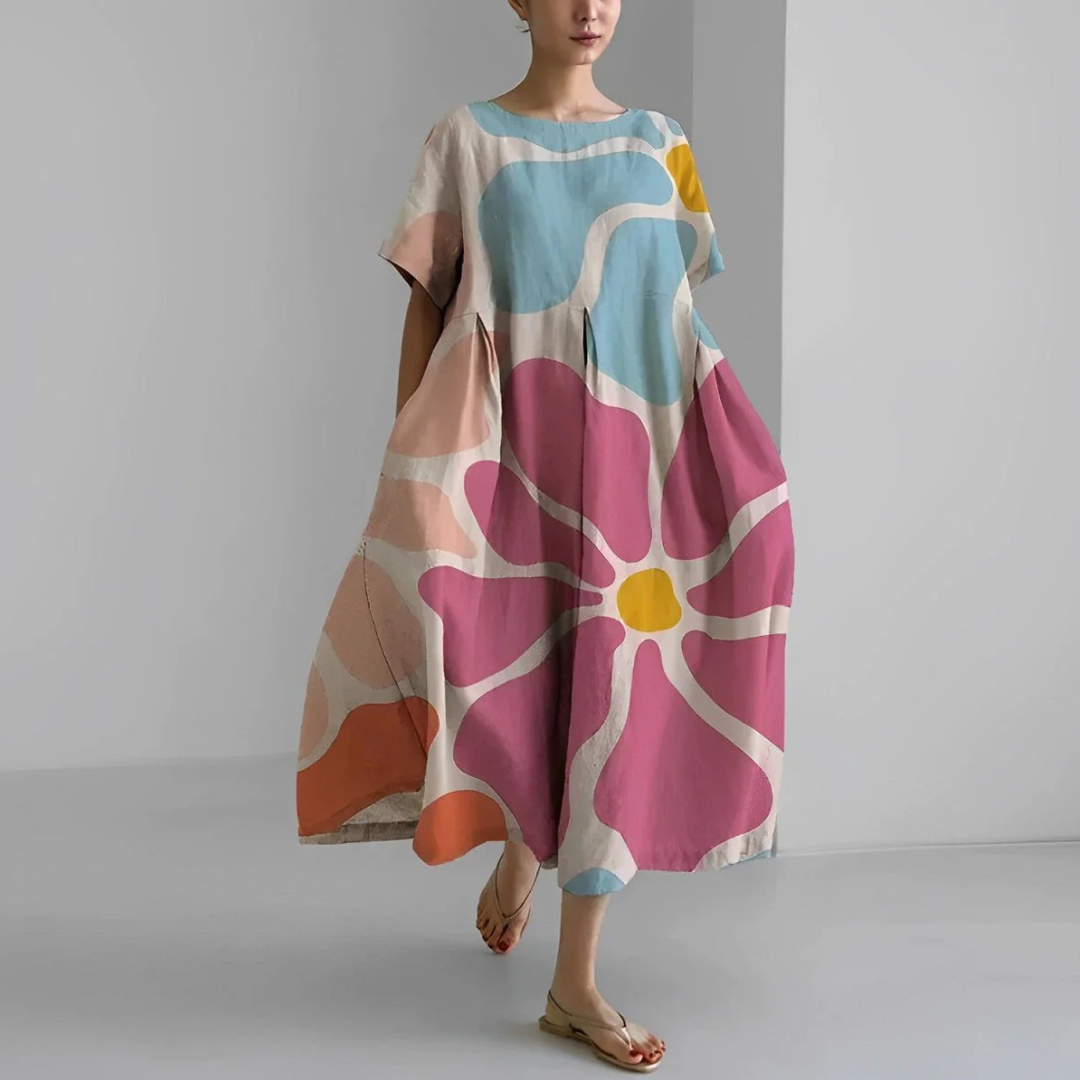 Goccia - Vestido floral de primavera