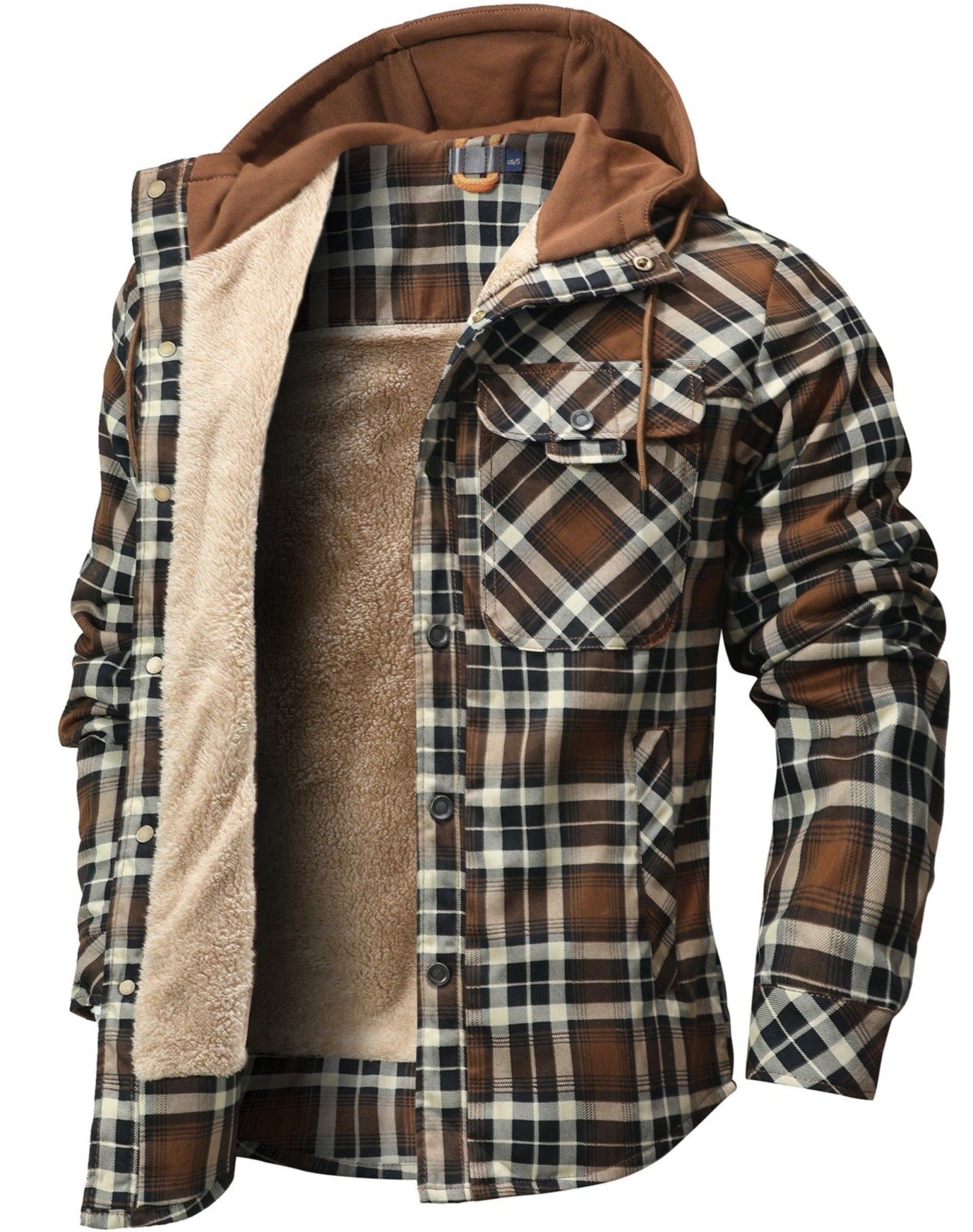 AlpenNord™ | Casaco de Flanela Woodland