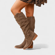 Diana | Botas Premium com Conforto Intemporal em Bege e Preto, do 35 ao 43
