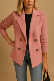 Leonor de Alfama — Blazer Estruturado em Malha