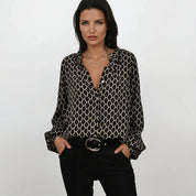 Beatriz - Blusa elegante com decote em V