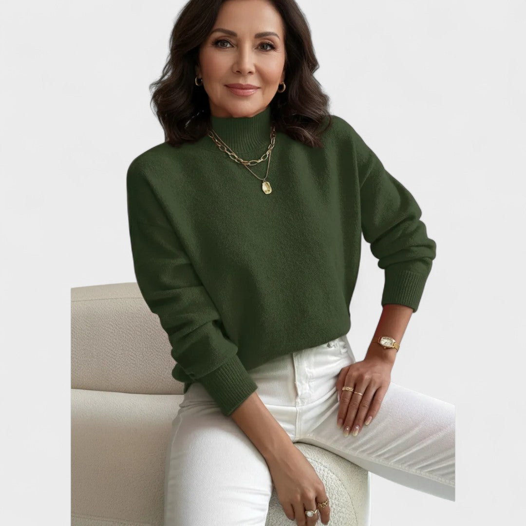 Estrela - Camisola de gola alta