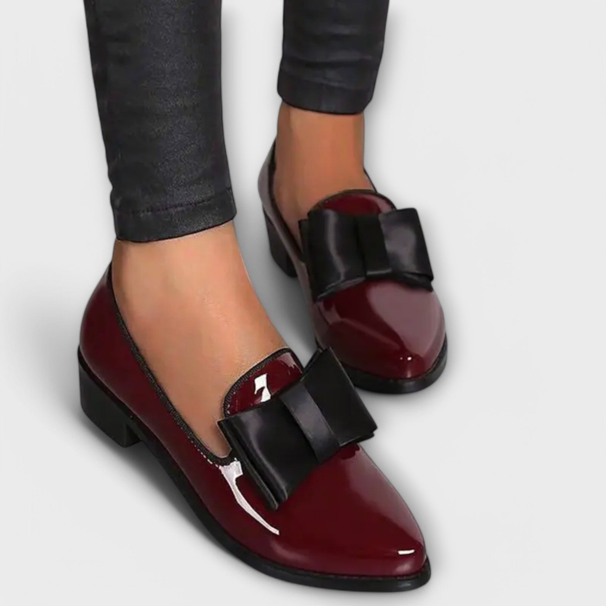 Francisca | Mocassins em Vermelho e Preto com Atitude, do 36 ao 42