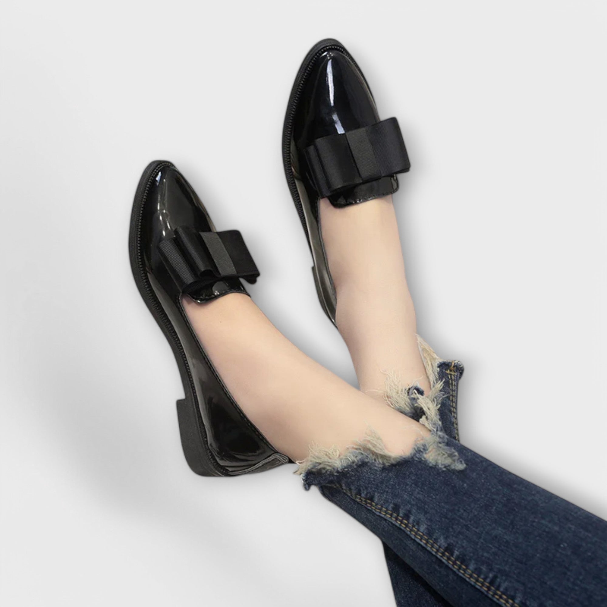 Francisca | Mocassins em Vermelho e Preto com Atitude, do 36 ao 42