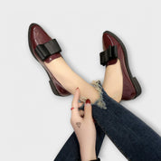 Francisca | Mocassins em Vermelho e Preto com Atitude, do 36 ao 42