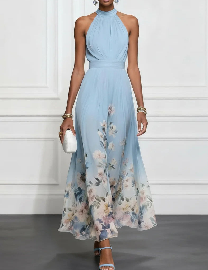 LightBlueFloralChiffonHalterSleevelessA-LineMaxiDress.jpg