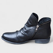 Zoe | Botas Ortopédicas Confortáveis em Violeta e Preto, do 35 ao 43