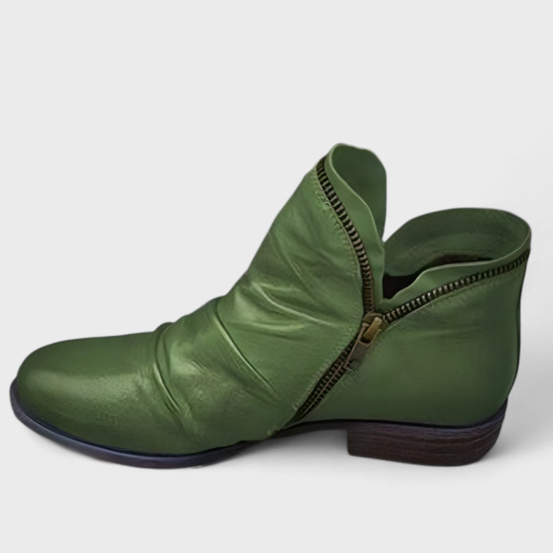 Zoe | Botas Ortopédicas Confortáveis em Violeta e Preto, do 35 ao 43