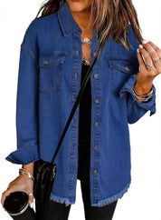 Stefania™ | Jaqueta jeans atemporal