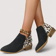 Julia | Botas de Camurça Elegantes em Caqui e Preto, do 36 ao 43