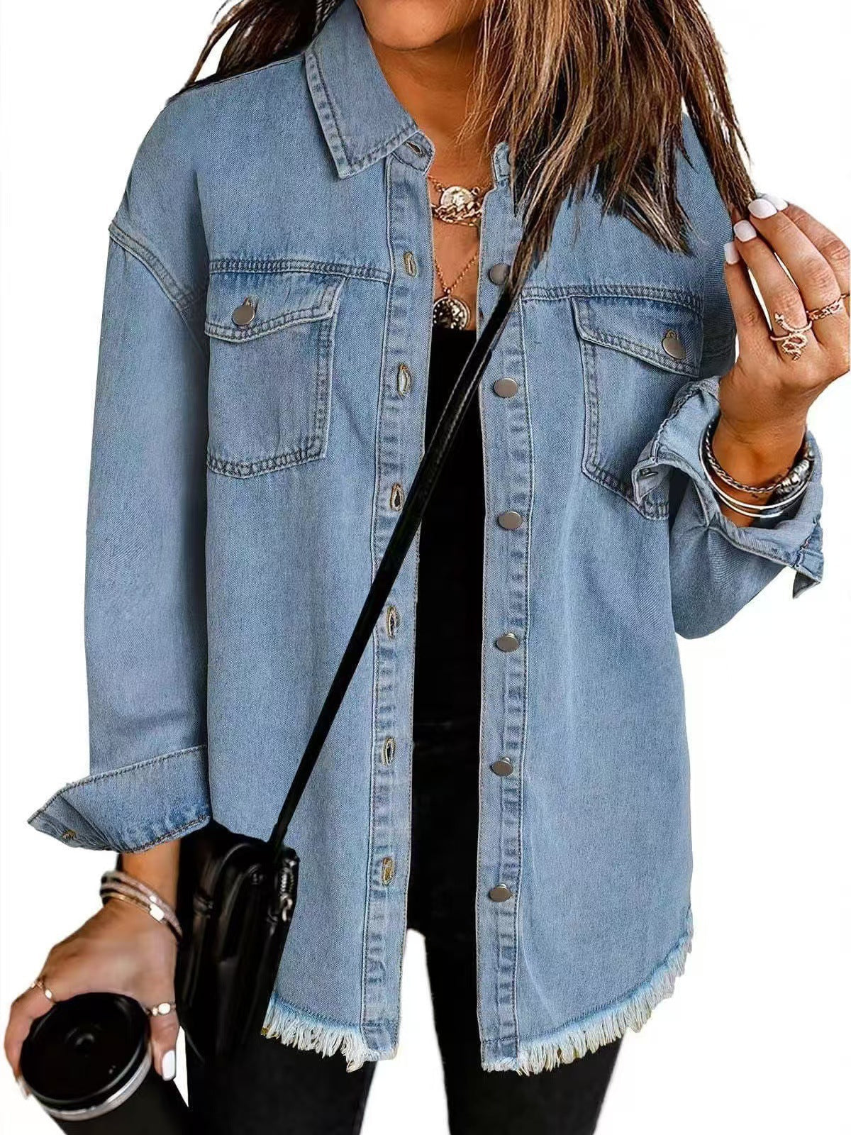 Stefania™ | Jaqueta jeans atemporal