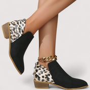 Julia | Botas de Camurça Elegantes em Caqui e Preto, do 36 ao 43
