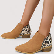 Julia | Botas de Camurça Elegantes em Caqui e Preto, do 36 ao 43