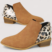 Julia | Botas de Camurça Elegantes em Caqui e Preto, do 36 ao 43