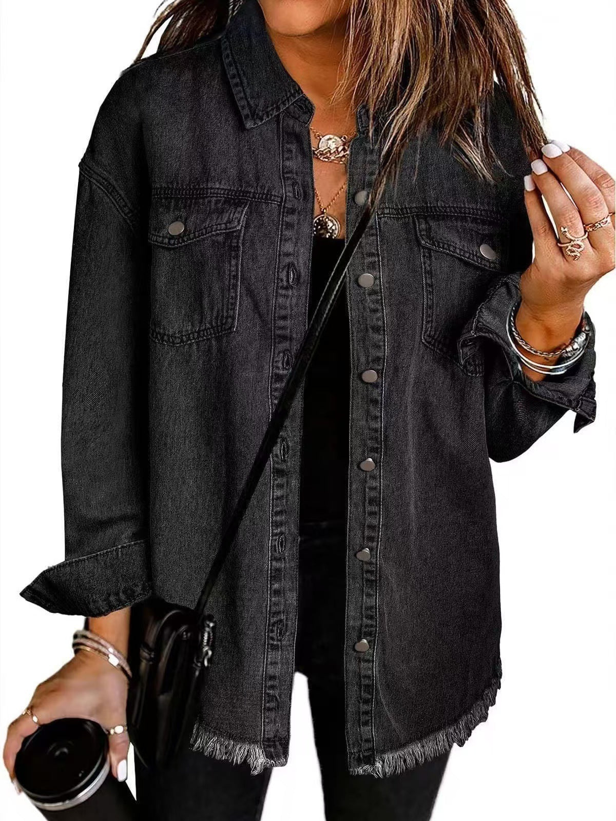 Stefania™ | Jaqueta jeans atemporal