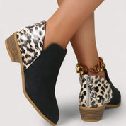 Julia | Botas de Camurça Elegantes em Caqui e Preto, do 36 ao 43