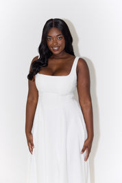 Amelia™ | Vestido midi fluido e atemporal