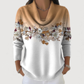 Amor | Camisola floral com gola suave