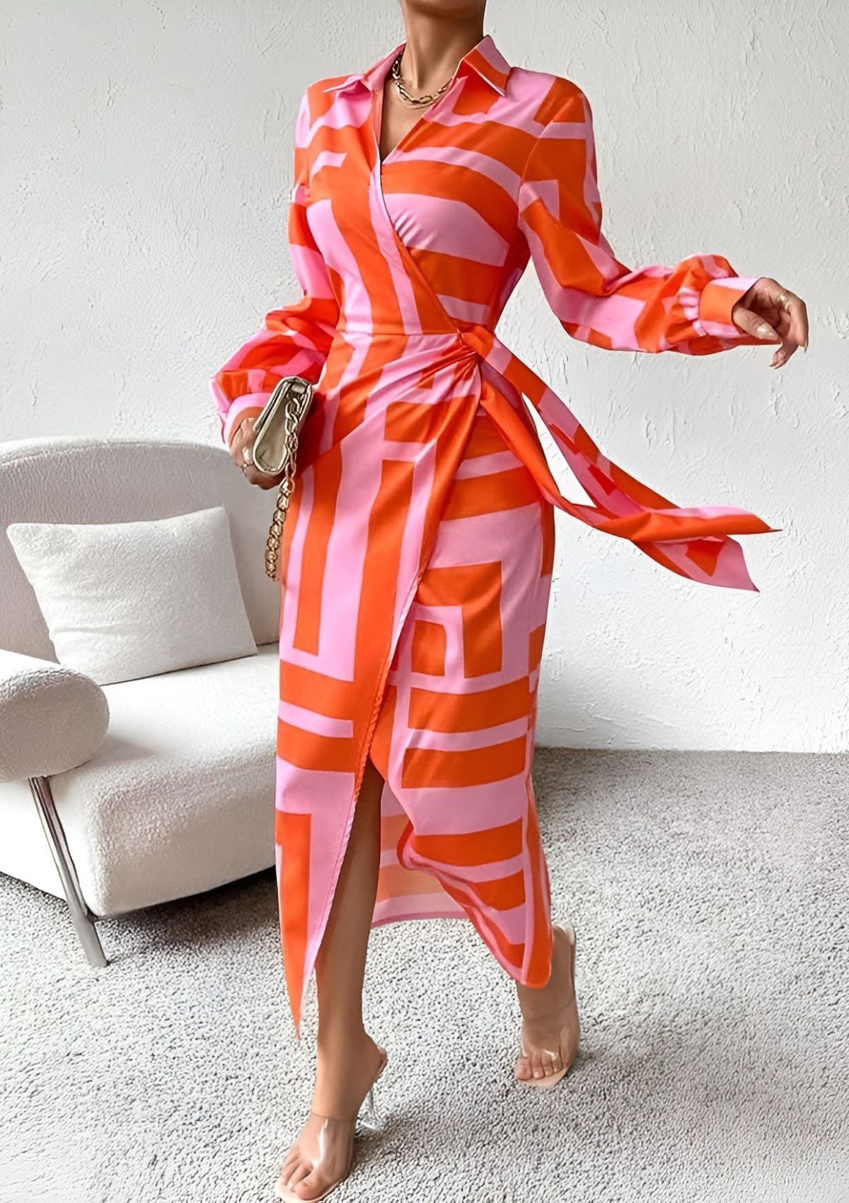 Amalia – Vestido de Primavera Longo