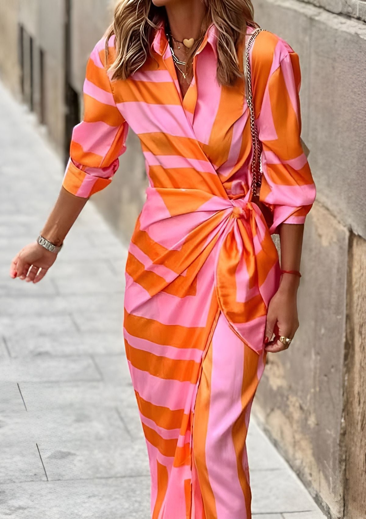 Amalia – Vestido de Primavera Longo