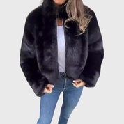 Sofia - Jaqueta térmica feminina Teddy Fleece