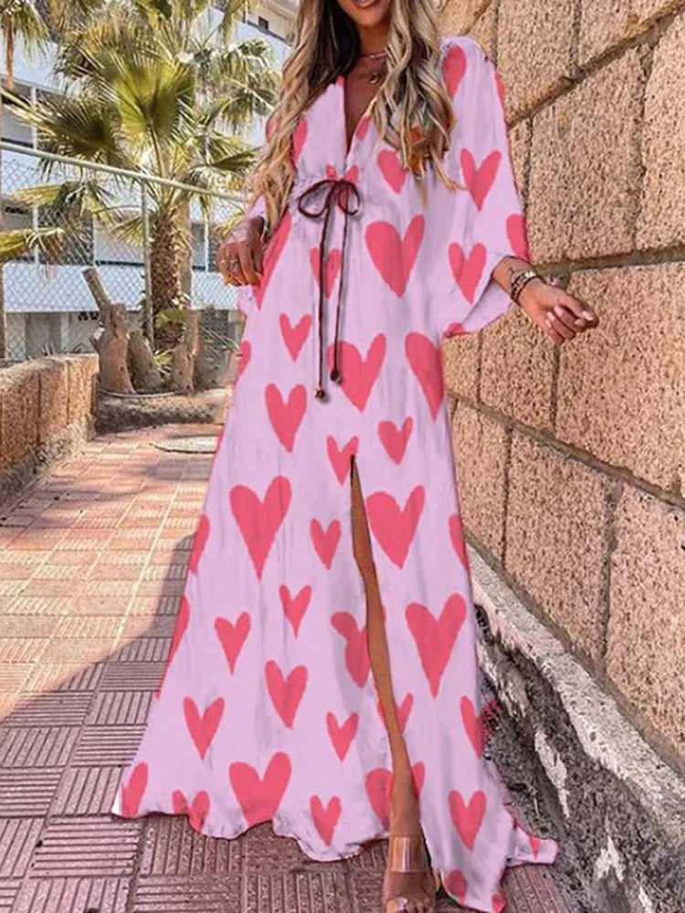 Daria - Vestido Kaftan de Férias para Mulher